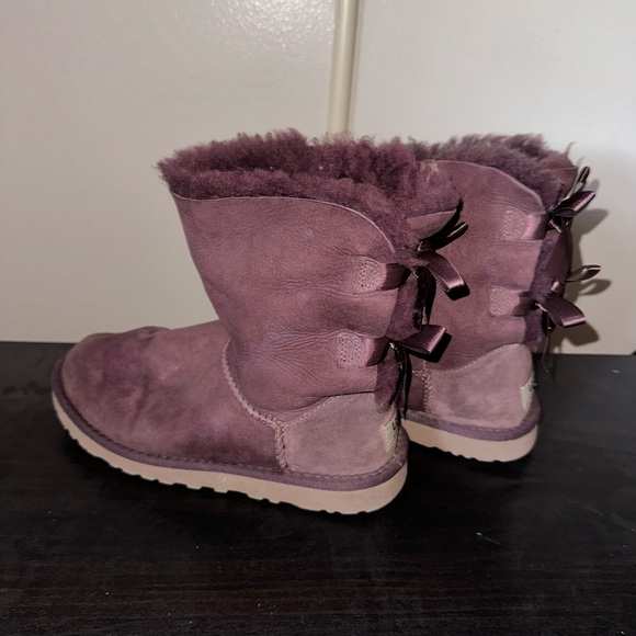 Purple Bailey Bow Uggs - Picture 4 of 5